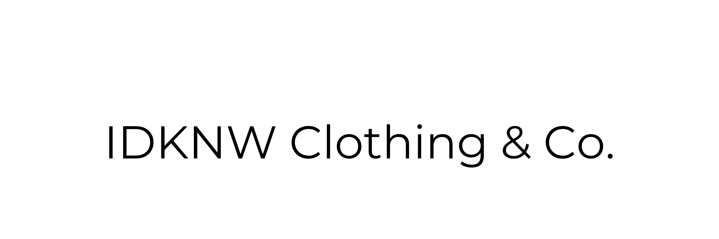 IDKNW Clothing & Co.